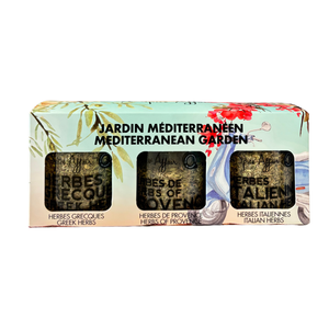 JARDIN MÉDITERRANÉEN COFFRET 3 POTS (120 G)