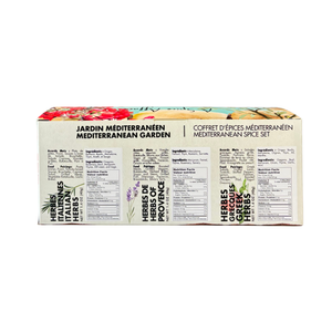 JARDIN MÉDITERRANÉEN COFFRET 3 POTS (120 G)