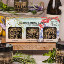 Load image into Gallery viewer, MEDITERRANEAN GARDEN 3-PACK SPICE SET (4.23 oz)