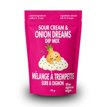 Load image into Gallery viewer, SOUR CREAM &amp; ONION DREAMS DIP MIX 50G