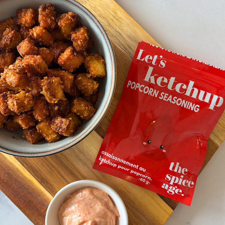 THE SPICE AGE LET'S KETCHUP POPCORN 60 G (2.1 oz)