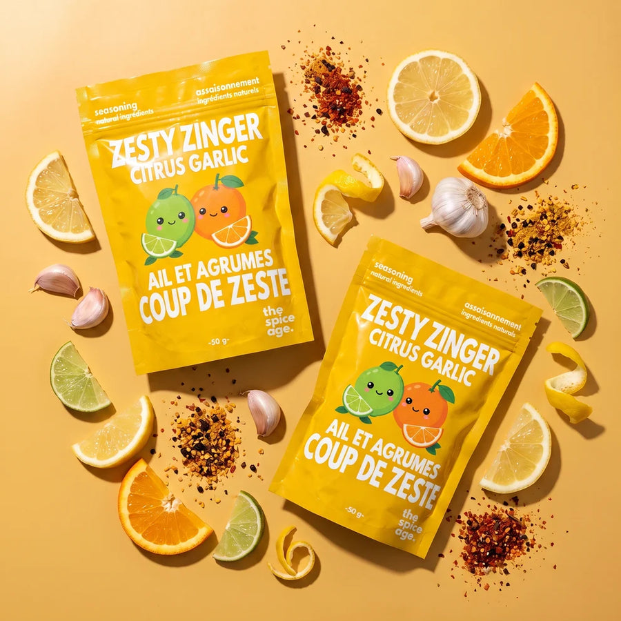 ZESTY ZINGER – CITRUS GARLIC SALT FREE 50G