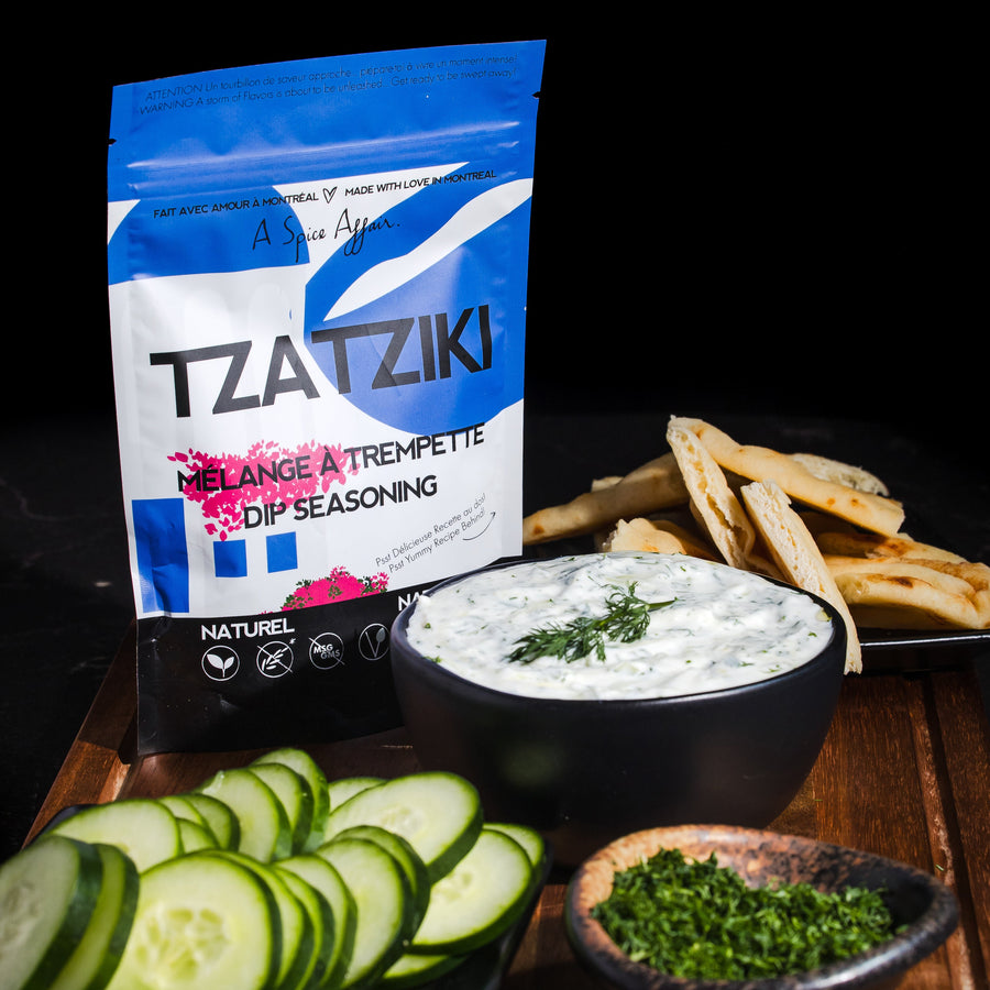 ASSAISONNEMENT TREMPETTE TZATZIKI 120 G (4,2 oz) SACHET