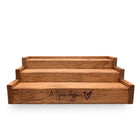 A SPICE AFFAIR'S COUNTERTOP WOOD RACK (18 JARS)