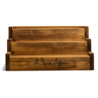 A SPICE AFFAIR'S COUNTERTOP WOOD RACK (12 JARS)