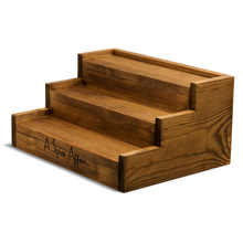 Load image into Gallery viewer, A SPICE AFFAIR&#39;S COUNTERTOP WOOD RACK (12 JARS)