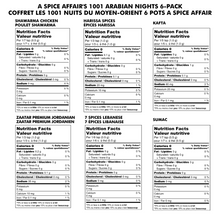 Load image into Gallery viewer, 1001 ARABIAN NIGHTS 6-PACK SPICE SET