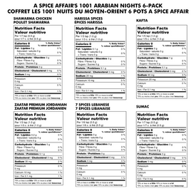 1001 ARABIAN NIGHTS 6-PACK SPICE SET