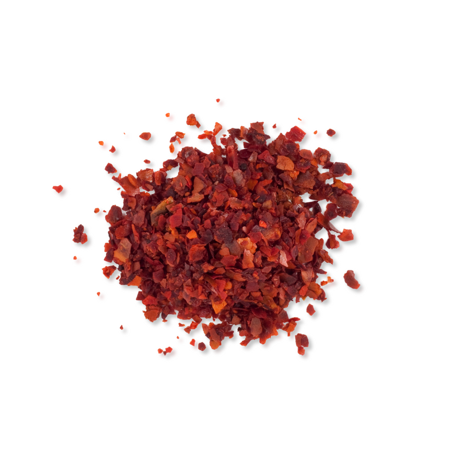 RED BELL PEPPER MINCED -8+40 BULK